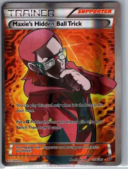 Maxie's Hidden Ball Trick 158/160 Full Art - XY Primal Clash - Pokemon Card - NM - Image 1