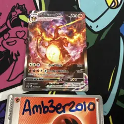 Pokemon Charizard VMAX SWSH 261 Ultra Premium Promo Holo Full Art Card - Image 1