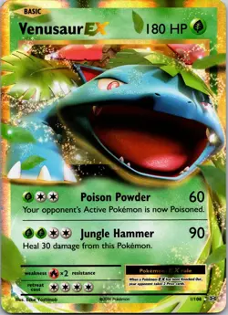 Pokemon TCG Venusaur EX 1/108 XY Evolutions 2016 Holo Ultra Rare NM - Image 1