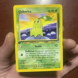 Chikorita - 1st Edition - 53/111 Neo Genesis - Pokemon TCG - 2000 c530 - Image 1