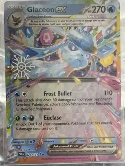 Glaceon ex (026/131) Holiday 2025 Snowflake Stamp Promo - Pokemon TCG: PRE - Image 1