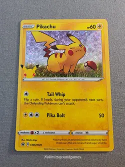 Pokemon Pikachu SWSH039 Holo General Mills Promo 2020 - Image 1