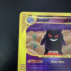 2002 Pokemon Expedition Gengar 48/165 Reverse Holo Foil LP - Image 2