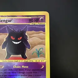 2002 Pokemon Expedition Gengar 48/165 Reverse Holo Foil LP - Image 3