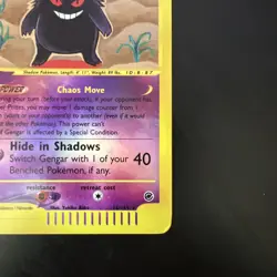2002 Pokemon Expedition Gengar 48/165 Reverse Holo Foil LP - Image 4