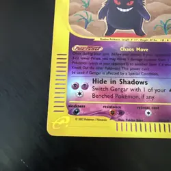 2002 Pokemon Expedition Gengar 48/165 Reverse Holo Foil LP - Image 5
