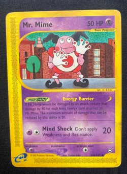 Pokemon TCG Mr. Mime Aquapolis 95b/147 Regular (HP) - Image 1