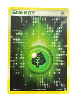 Pokemon Tcg Grass Energy 101/106 Holo EX Emerald Near Mint - Image 1