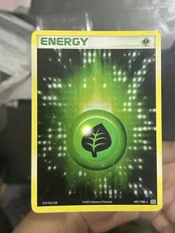 Pokemon Tcg Grass Energy 101/106 Holo EX Emerald Near Mint - Image 2
