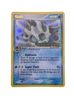 2005 Pokemon GLALIE Ex Emerald Set REVERSE HOLO Rare 13/106 - Near Mint - Image 1