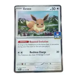 Eevee Pokemon Asia Exclusive Gym Promo Stamped 143/191 - Image 1