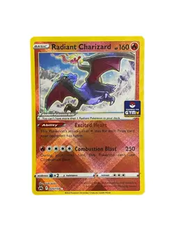 Pokemon TCG Asia Exclusive GYM Stamped Radiant Charizard 020/159 - Image 1