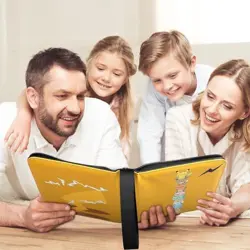 CIUTEK 8Pocket Trading Card Binder 400 Cards PU Leather Zip Album Pokemon Yello - Image 5