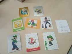 lot 8 Carte Super Mario Trading Card Collection Panini Silver Card - Image 2