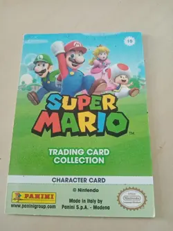 lot 8 Carte Super Mario Trading Card Collection Panini Silver Card - Image 3