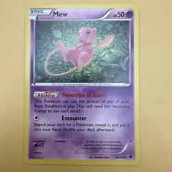 Mew 29/124 - Holo Rare - Fates Collide Pokemon Card TCG - Image 1