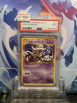 Pokemon Card PSA9 Bad Slowking: Old Behind Darkness and Light 199 2001 - Image 1