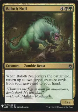 Magic The Gathering MTG Mystery Pack Card Baloth Null - Image 1