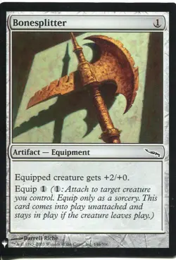 Magic The Gathering MTG Mystery Pack Card Bonesplitter - Image 1
