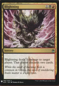 Magic The Gathering MTG Mystery Pack Card Blightning - Image 1