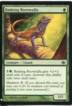 Magic The Gathering MTG Mystery Pack Card Basking Rootwalla - Image 1