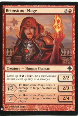 Magic The Gathering MTG Mystery Pack Card Brimstone Mage - Image 1