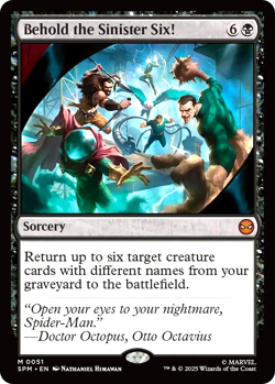 MTG Behold the Sinister Six! 51 Mythic Foil Marvel Spider-Man - Image 1