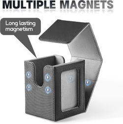 HSMH MTG Deck Box for Commander Display Window,Card Deck Box Fits 100 Double - Image 5