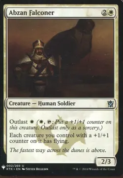 Magic The Gathering MTG Mystery Pack Card Abzan Falconer - Image 1