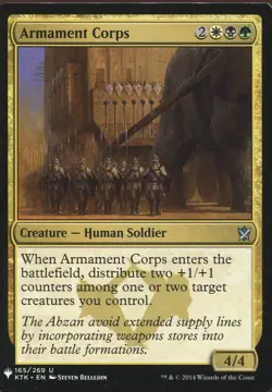 Magic The Gathering MTG Mystery Pack Card Armament Corps - Image 1