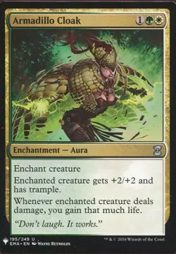 Magic The Gathering MTG Mystery Pack Card Armadillo Cloak - Image 1