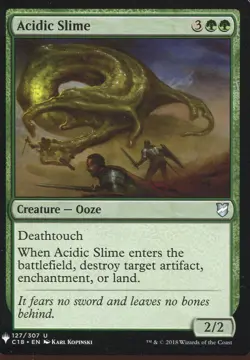 Magic The Gathering MTG Mystery Pack Card Acidic Slime - Image 1