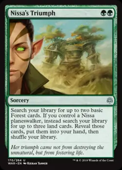 Nissa's Triumph - Near Mint MTG War of the Spark - Image 1