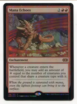 Magic The Gathering MTG Double Masters Foil Card #136 Mana Echoes - Image 1