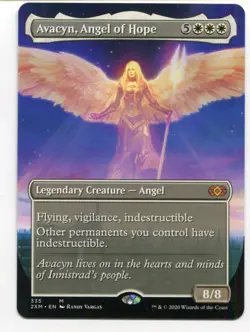 Magic The Gathering MTG Double Masters Extended Art Card #335 Avacyn, Angel Hope - Image 1