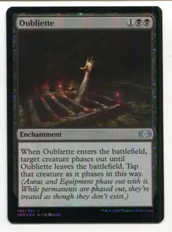 Magic The Gathering MTG Double Masters Foil Card #100 Oubliette - Image 1