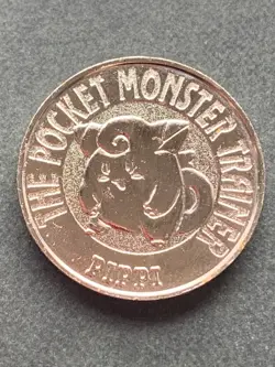 Clefairy NO.035 Pokemon Battle Coin Medal 1997 Japan Pokemon Nintendo Silver - Image 3
