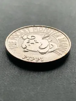 Clefairy NO.035 Pokemon Battle Coin Medal 1997 Japan Pokemon Nintendo Silver - Image 4