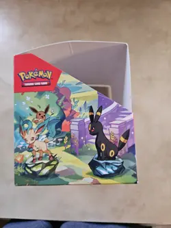 Pokemon TCG Scarlet And Violet Prismatic Evolutions Mini Tin Display Box IN HAND - Image 5