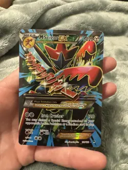 Pokemon M Scizor EX 120/122 Breakpoint Full Art Ultra Rare 2016 XY - Image 2