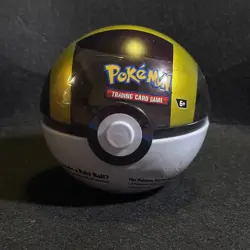 Pokemon TCG PokeBall Tin | Ultra Ball H24 | 3 Booster Packs | Sealed - Image 1