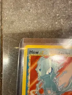 2006 POKEMON EX DRAGON FRONTIERS GOLD STAR #101 MEW HOLO - Image 2