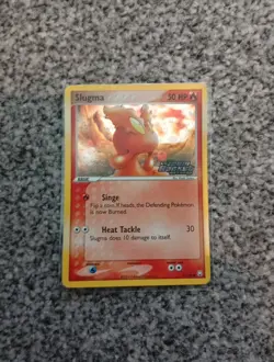 Pokemon Reverse Holo Stamp Slugma 77/109 EX Team Rocket Returns - Image 1