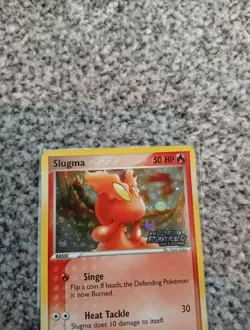 Pokemon Reverse Holo Stamp Slugma 77/109 EX Team Rocket Returns - Image 2