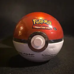 Pokemon TCG PokeBall Tin | Standard Ball H24 | 3 Booster Packs | Sealed - Image 1
