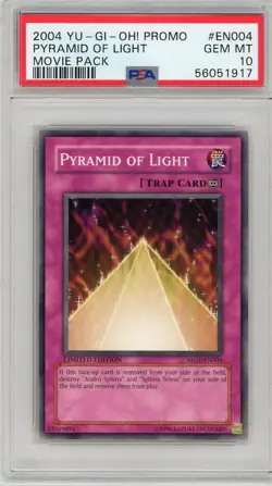 2004 Yugioh Movie Pack - Pyramid of Light MOV-EN004 - PSA 10 GEM MT Graded - Image 1