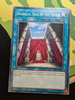 Valhalla, Hall of the Fallen - SR05-EN029 - Common - Light Play - Yugioh - Image 1