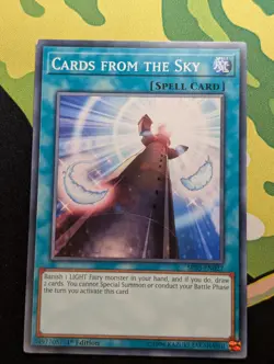 Cards from the Sky - SR05-EN027 - Common - Light Play - Yugioh - Image 1