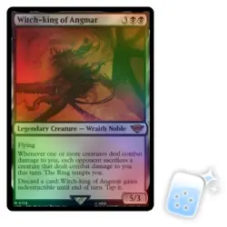 FOIL WITCH-KING OF ANGMAR The Lord Of The Rings Magic MTG MINT CARD - Image 1
