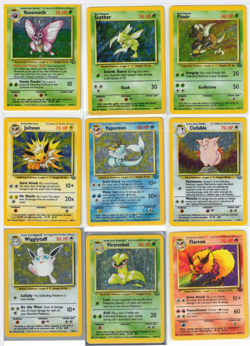 Pokemon TCG Jungle Base Set Holo/Non Holo Unlimited Holo Rare (Some Error Cards) - Image 1